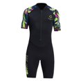 thumbnail image 1 of Combinaison Isothermique 5 mm en Néoprène Chaude à Manches Courtes pour Plongée par Temps Froid, Combinaison Humide pour Femmes Adultes, Plongée, Natation, Plongée sous-Marine, Surf, Maillot de Bain, L L, 1 of 5