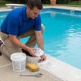 thumbnail image 2 of Saftron 3" Surface Mount Base for 1.9" OD Swimming Pool Ladder/Rail, White, 2 of 4