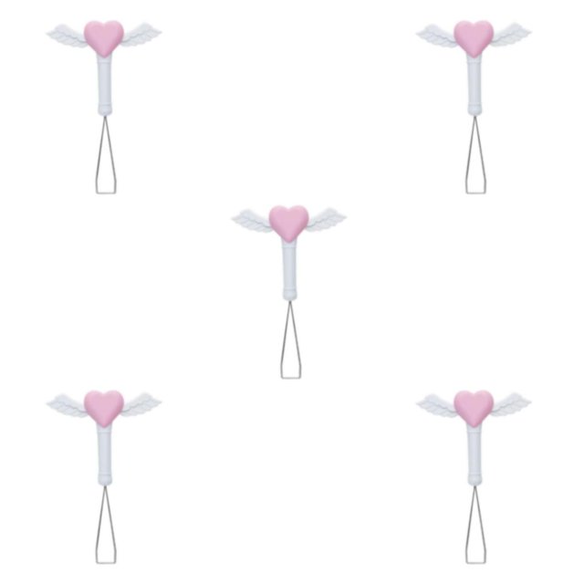 ZheElen Compact Cute Keycap Puller Remover DIY for Keyboards Mechanical Angel 5Set