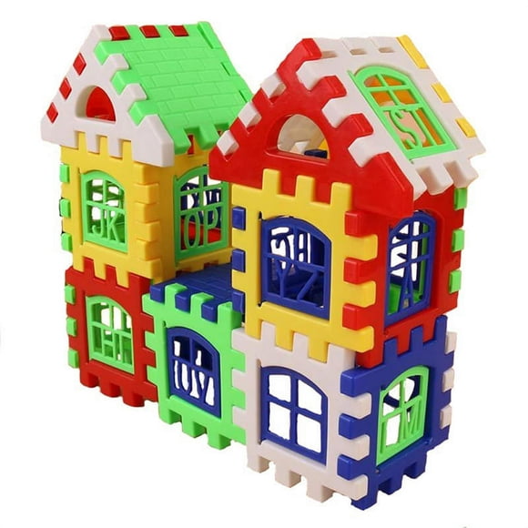 Nouveau Bébé Enfants Maison Blocs de Construction Jouet Éducatif de Développement Jeu Cérébral