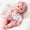 C, variant on TopLLC Educational Toddler Toys Simulation Doll Toy Baby Soft Plastic Girl Doll Doll Enamel Doll Toy Interactive Kids Toys for Age 3+