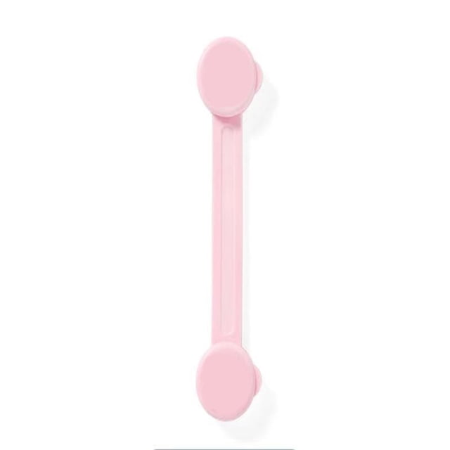Agiferg Tiroir Lock Porte d'Armoire à Pincement pour Enfants Lock de Couleur Rose Doux, Idéale pour l'Étanchéité des Bébés et la Sécurité des Enfants. Fabriquée en Matériau ABS et PE, Elle Est flexible, durable et Convient pour Fixer les Réfrigérateurs, Tiroirs, Portes d'Armoire et Toilettes. Comprend un Mécanisme à Clé Cachée pour l'Accès des Adultes et un Adhésif d'Aviation pour une Fixation Sécurisée Sans Abîmer les Meubles.