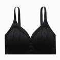 thumbnail image 1 of Tqcoqu Women's Seamless Backless Bra With Gathered Straps No Steel Rings Three Buckles Adjustable Breasts Fixed Cups And Suspender Straps, 1 of 2