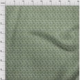 thumbnail image 4 of oneOone Velours Vert Tissu Ogee Matière de Robe Tissu Imprimé Tissu au Mètre 58 Pouces de Large, 4 of 4