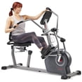 thumbnail image 1 of Sunny Health & Fitness Elite Interactive Series Exercise Recumbent Cross Trainer and Elliptical – SF-RBE420049, 1 of 6