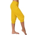 thumbnail image 2 of Timegard Womens Sweatpants Capri Pants Cinch Bottom Solid Color Cropped Joggers Workout Pants with Pockets, 2 of 6