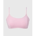thumbnail image 4 of Scoop Neck Cotton Bralette With Picot Trim in Sweet Dream, 4 of 5