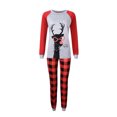 thumbnail image 3 of RKSTN Ensembles de Pyjama pour Femmes 2 Pcs Tenue de Noël Parent-Enfant Imprimée Ensemble de Pyjamas Confortables Doux pour Maman, 3 of 5