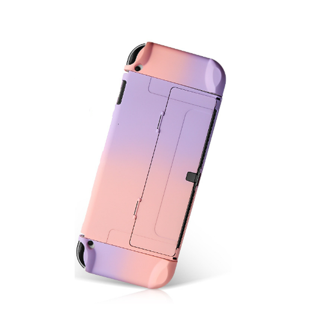 Jinsinto Nintendo switch OLED gradient protective shell skin-friendly touch oil switch OLED split protective shell