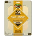 thumbnail image 1 of Gator Finishing Sandpaper Sheets, 220 Grit Very Fine, Multi-Surface, 9 x 11 in, 3 pack, 1 of 1