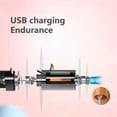 thumbnail image 3 of Electric Toothbrush with 3 Brush Heads, Smart 5Speed Modes and 2Minute Timer, IPX7 Waterproof, Deep Cleaning for Teeth and Gums, USB Rechargeable, 30Day Battery Life, Suitable for Adults, 3 of 7