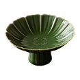 thumbnail image 2 of Abbracc Ceramic Footed Bowl Countertop Decorative for Home Decor Room Green, 2 of 9