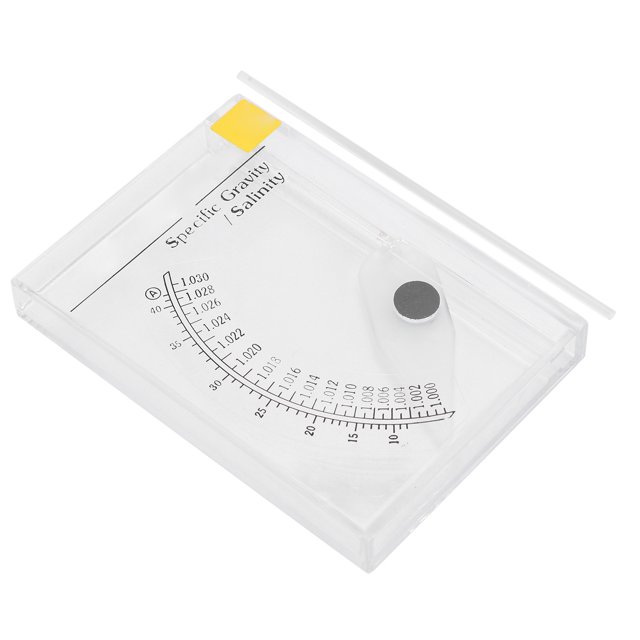 Ccdes Salt Meter, Perfectly Test Sea Hydrometer Saltwater Accurate Salinity Meter, Safety Zone Fish Tank For Aquarium