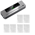 thumbnail image 1 of Food Saver Vacuum Sealer Machine with Cutter Can Vacuum Sealer for Dry Wet Food Storage 30 Pcs Bags Included US Plug, 1 of 8