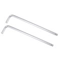 thumbnail image 1 of Unique Bargains 1/4' Ball End Hex Key Wrench, L Shaped Long Arm 40Cr Repairing Tool, SAE 2 Pack, 1 of 5