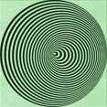 thumbnail image 1 of Ahgly Company Machine Washable Indoor Square Transitional Dark Forest Green Area Rugs, 7' Square, 1 of 7