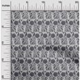 thumbnail image 1 of oneOone Georgette Viscose Fabric Leaves & Floral Block Decor Fabric Printed BTY 42 Inch Wide, 1 of 4