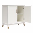 thumbnail image 2 of CosmoLiving by Cosmopolitan Westerleigh, armoire d'appoint à 2 portes, noir, 2 of 8