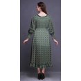 thumbnail image 4 of Bimba Robe Longue Décontractée à Volants pour Femmes, Géométrique, Imprimée, Taille Smockée - Petit, 4 of 5