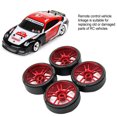 thumbnail image 4 of VONKY 4piece 27mm Drift Tire Metal Wheel Rim Compatible With 1/28 Wltoys K969 Remote Control Car silver, 4 of 6