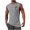 Grey, variant on EGNMCR Round-Neck Tank Top Men's Tank High Elasticity Sports Pullover Round Neck Sleeveless Fitness Muscular Man Fitness Clothes Men cotton Tank Top