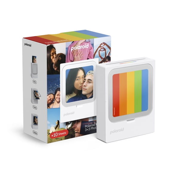 Polaroid Hi-Print 3x3 Pocket Photo Printer + 10 Sheets, wireless