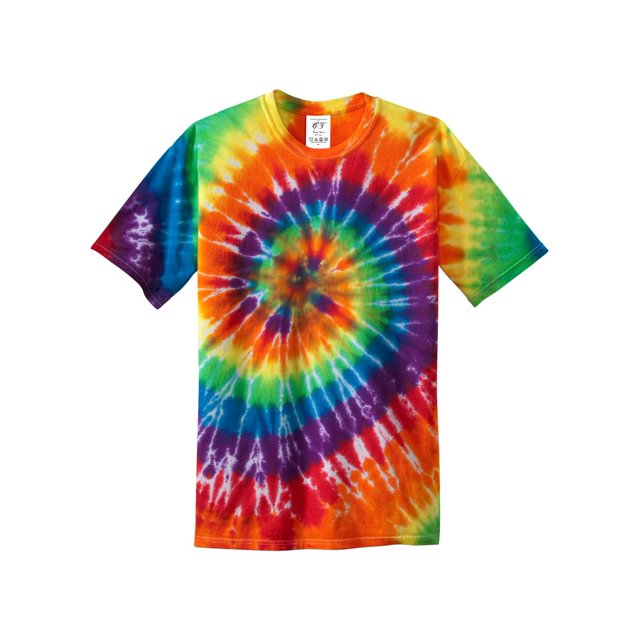 Gravity Threads Youth Tie-Dye Short-Sleeve T-Shirt - Rainbow - X-Small