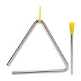 thumbnail image 2 of Triangle Percussion, Delicate Easy Playing Playing Triangle Instrument Easy Carrying with Striker for Performance, 2 of 7