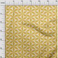thumbnail image 3 of oneOone Cotton Silk Yellow Fabric Geometric Craft Projects Decor Fabric Printed By The Yard 42 Inch Wide, 3 of 4