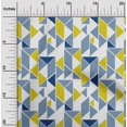 thumbnail image 1 of oneOone Viscose Chiffon Fabric Parallelogram & Triangle Geometric Printed Fabric 1 Yard 42 Inch Wide, 1 of 1