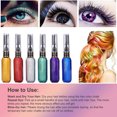 thumbnail image 1 of 6 Pcs Mascara Temporaire pour Cheveux, Craie Lavable, 1 of 8