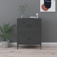 thumbnail image 1 of vidaXL Storage Cabinet Anthracite 80x35x101.5 cm Steel, 1 of 5