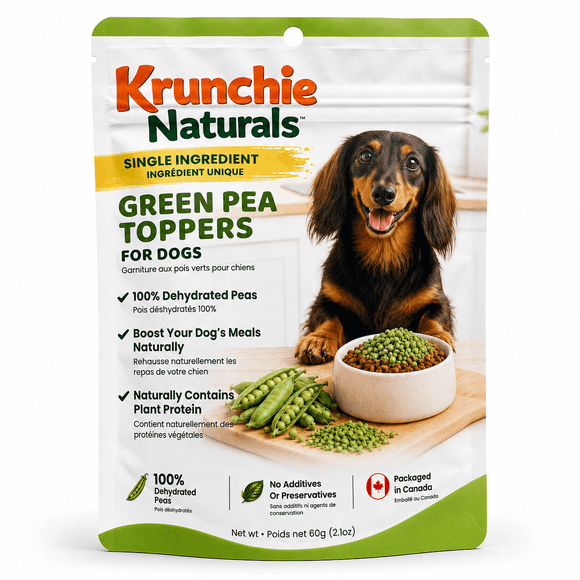 Dog Food Topper for Dogs – Peas | Single Ingredient Dehydrated Vegetable Topper | 100% Real Vegetables