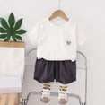 thumbnail image 2 of Ensemble de Pyjama pour Ado Fille, Col Rond Décontracté, Doux et Confortable, Pyjama d'Été, Tenue de Nuit, Pyjama pour Filles 12-13 Ans, 2 of 4