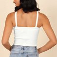 thumbnail image 5 of Haut à Col Licou pour Femmes, Haut Sans Manches à Col Licou pour Femmes Dos Nu Design Été à la Mode pour Bureau pour Quotidien pour Rendez-Vous Blanc P, 5 of 5