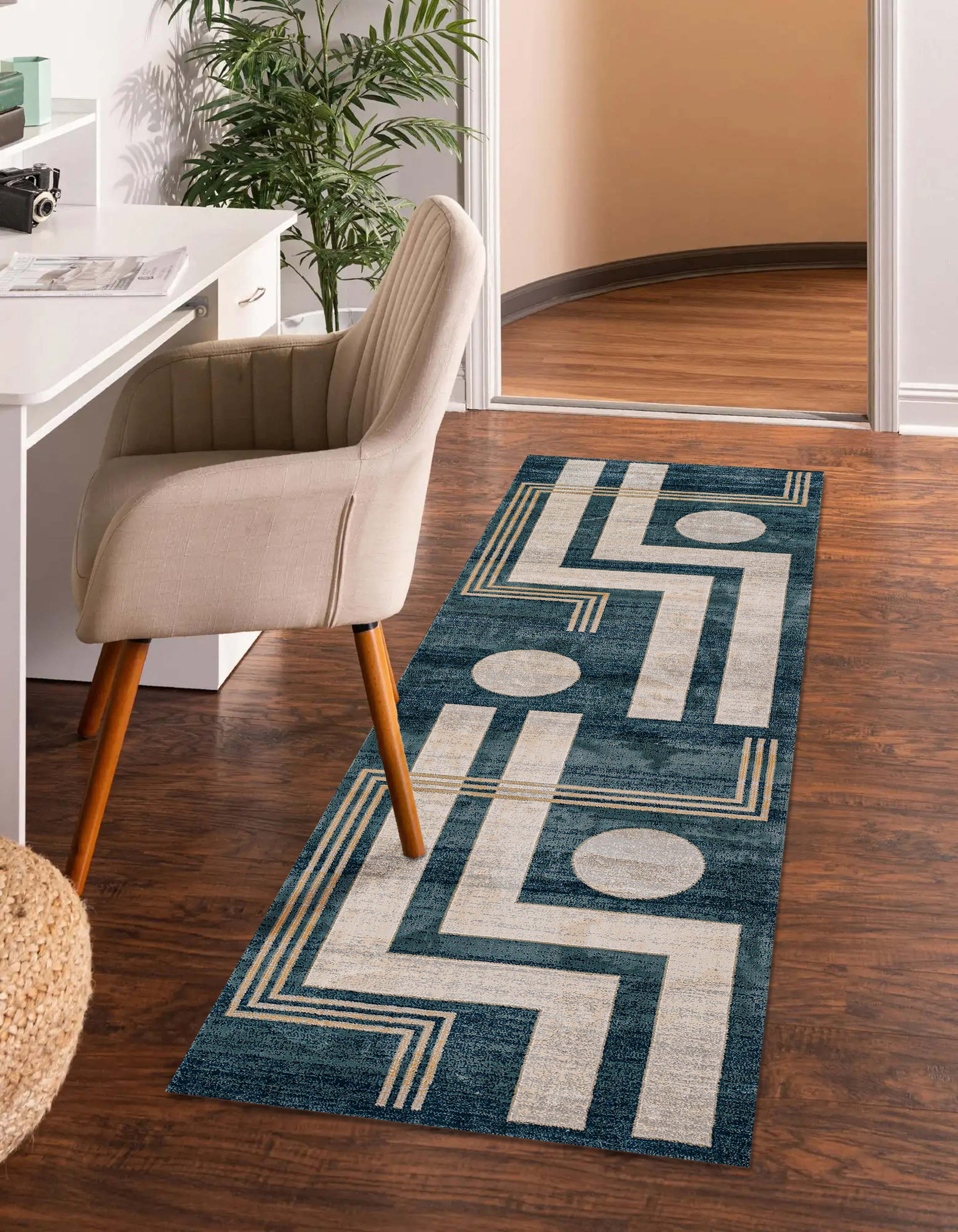 ECARPET Erisa Tapis pour Salon, Chambre, Salle A Manger, Entrée, Couloir et Plus Encore.