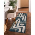 thumbnail image 2 of ECARPET Erisa Contemporary Runner Rug for Living Room, Bedroom, Dining Room, Entrance, Hallway and More., 2 of 9