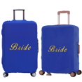 thumbnail image 3 of Luggage Cover Travel Suitcase Protective Cover for Trunk Case 18 '' -28 '' Foldable Light Elastic Suitcase Cover Bride Pattern 1Bride005 L, 3 of 6