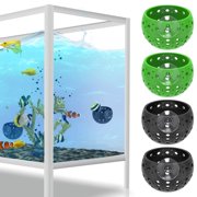 MesaSe Aquarium Hideout Cute Aquarium Decor Hollow Design Betta Fish Tank Decoration for Small Fish Shrimp Aquarium Fish Tank Decor