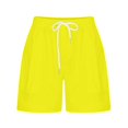 thumbnail image 5 of Birdeem Womens Solid Casual Loose Pockets Drawstring Short Pants, 5 of 5