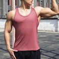 thumbnail image 2 of Men's Gym Workout Tank Tops - Soft Lightweight Sleeveless Y-Back Muscle Shirts for Beach & Athletic Wear, 2 of 5