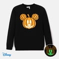 thumbnail image 4 of Disney Mickey Mouse Mens Sweatshirts Glow in the Dark Halloween Graphic Pumpkin Family Matching Outfits, 4 of 5