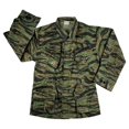 thumbnail image 1 of Rothco Vintage Vietnam Fatigue Shirt Rip-Stop - Tiger Stripe Camo, Small, 1 of 2