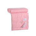 thumbnail image 2 of Wweixi Quilt Portable Solid Color Reusable Air-conditioning Printed Breathable Warm Keeping Brushed Bedding Accessories Pink, 2 of 8