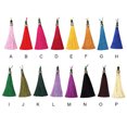 thumbnail image 2 of serony Tassel Decorative Solid Color Replacement Handmade Bookmark Belt Clothes Dress Pendant Jewelry Findings Accessories Green, 2 of 9