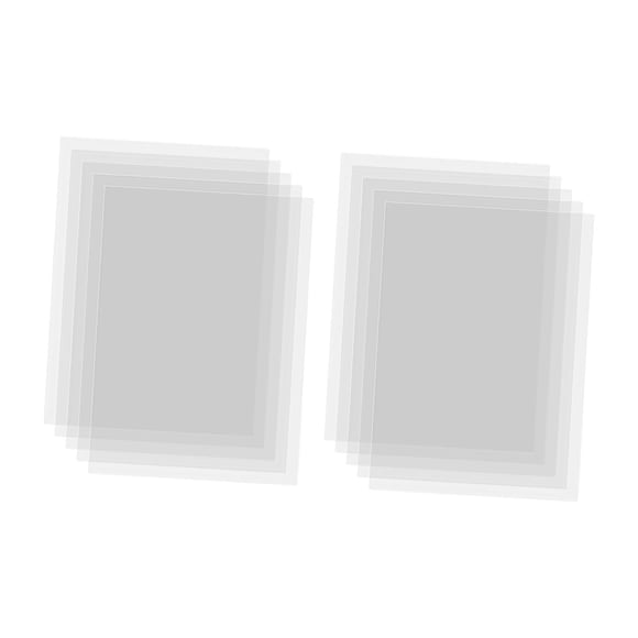 segolike 10Pcs Clear Acetate Sheets Blank Mylar Stencil Sheets Practical Templates for Handmade Shaker Cards Embossing Crafts Supplies