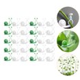 thumbnail image 2 of Miangastore Self-Adhesive Clips Wall Fixing Supporting White 30Pcs 1.4x1.4in, 2 of 8