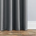 thumbnail image 2 of Hometrends Faux Silk 84" Grommet Room Darkening Window Curtain Panel, Pearl, 2 of 7