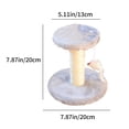 thumbnail image 3 of LSLJS Sisal Cats Scratching Post Cats Climbing Frame Cats Tree Small Cats Toy Cats Jumping Terrace Corpuscle Board, Cat Climbing F Rame Pet Toy, 3 of 6