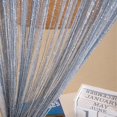 thumbnail image 1 of MesaSe Curtain Beaded Flash Tassel Shiny String Curtain Door Room Window Divider Home Decor Black, 1 of 7